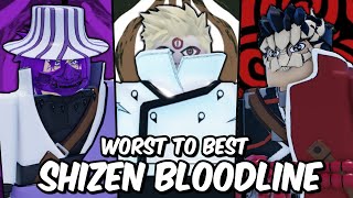 Every Shizen Bloodline RANKED From WORST To BEST  Shindo Life Bloodline Tier List [upl. by Aerdnaed]