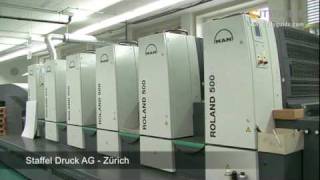 Staffel Druck AG Zürich Digital und Offsetdruck [upl. by Forras]