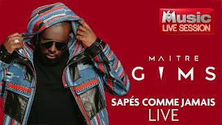 Maître Gims en live  sapés comme jamais pour sa M6 Music Live Session [upl. by Cosenza]