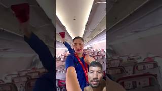 My 1st flight ✈️ cabin crew air hostess Tabua ytshorts [upl. by Saul]