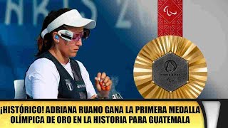 ¡Histórico Adriana Ruano gana la primera medalla olímpica de oro en la historia para Guatemala [upl. by Drauode]