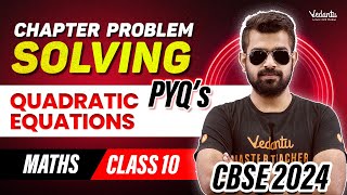 Quadratic Equation PYQs  Class 10 Maths  CBSE 2024 🔥 Shimon Sir [upl. by Aicineohp174]