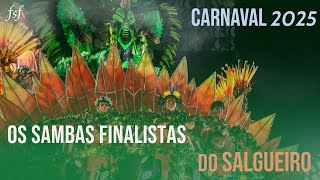 Sambas finalistas  Carnaval 2025  Salgueiro [upl. by Anemolif]