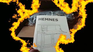 Ikea Hemnes secretary assembly and impressions [upl. by Eimmas12]