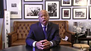 Congressman John Lewis message to us about quotthe votequot [upl. by Dodwell]