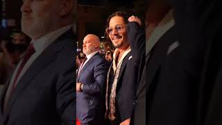 Johnny Depp Modì – Three Days On The Wing Of Madnessquot galası için 19Roma Film festivalinde [upl. by Lekcar]