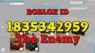 THE ENEMY Roblox Song Codes [upl. by Laine]