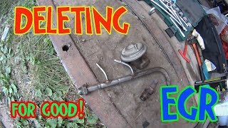 EGR REMOVAL on Ford  Deleting EGR system for good [upl. by Efren]