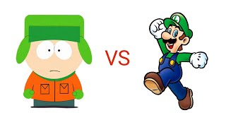 mugen kyle broflovski vs luigi [upl. by Carmelia]