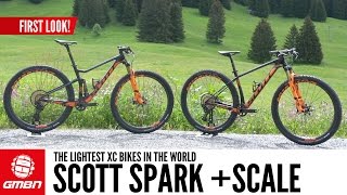 First Look New Scott Spark And Scale  The Lightest XC Bikes In The World [upl. by Cathlene]