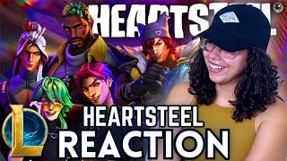 HEARTSTEEL  Paranoia Bloopers amp Skins Trailer  First Time Reacting to League of Legends [upl. by Macleod]