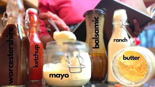 How to Make 7 HOMEMADE CONDIMENTS that are BETTER than Store Bought [upl. by Lait394]