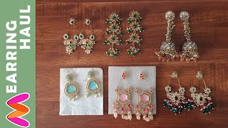 ✨ Affordable Earring Haul from Myntra  Under Rs 500  Look amp Quality Review  Kanchan✨ [upl. by Orazio]