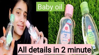 Johnsons Baby Oilbaby oilbaby hair oil [upl. by Atiugram]