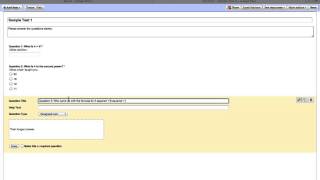 How To Use Google Drive Forms To Create An Online Test or Quiz [upl. by Aicillyhp433]