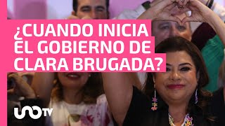 ¿Cuándo entra en funciones como jefa de Gobierno de CDMX Clara Brugada [upl. by Philemon]