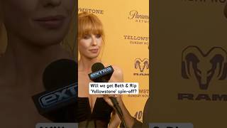 Will we get a Beth amp Rip Yellowstone spinoff Kelly Reilly amp Cole Hauser say… 🤞shorts [upl. by Yartnoed]