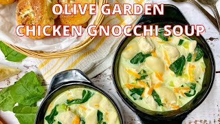 Olive Garden Copycat Chicken Gnocchi Soup Recipe [upl. by Eenet82]