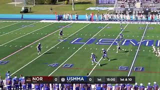 Highlights Merchant Marine vs Norwich  2024 NEWMAC Football [upl. by Clayberg]