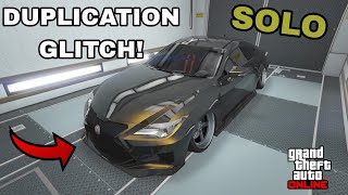 WORKING NEW SOLO CAR DUPLICATION MONEY GLITCH GTA ONLINE AFTER PATCH 169 EASY [upl. by Ydac45]