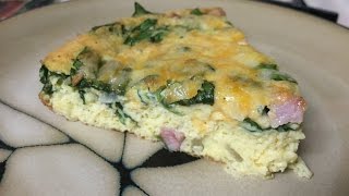 Easy and Delicious Crustless Quiche Recipe [upl. by Eicyak]