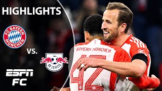 🙌 Kane came to PLAY 🙌 Bayern Munich vs RB Leipzig  Bundesliga Highlights  ESPN FC [upl. by Neuberger]