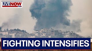 IsraelHamas war Intense fighting in southern Gaza humanitarian crisis worsens  LiveNOW from FOX [upl. by Zeiger160]