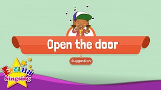 Imperative sentence Open the door  Educational Rap for Kids  English song with lyrics [upl. by Kempe785]