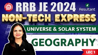 RRB JE 2024 CBT 1  Universe amp Solar System  Practice Questions  Geography [upl. by Huggins498]