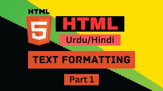 HTML Text Formatting Part 1  HTML Course by Hunain Irfan [upl. by Ennayk]