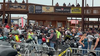 Buffalo Chip Campground Checkin continues Very busy day at the Buffalo Chip Sturgis 2024 [upl. by Yelhsa]