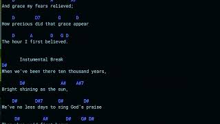 Amazing Grace Allen Jackson chords and lyrics [upl. by Arrec]