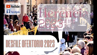 Desfile Ofertorio Carnaval Herencia 2023 [upl. by Rochester619]