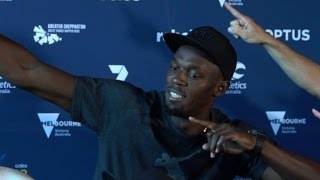 Bolt spearheads new athletics initiative in Melbourne [upl. by Attenej90]