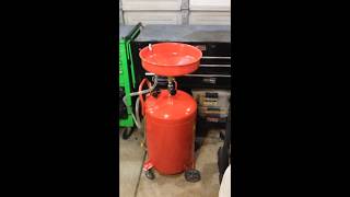 Vevor 20 Gallon Oil Drain TankDolly  Unboxing and Review [upl. by Nnail273]