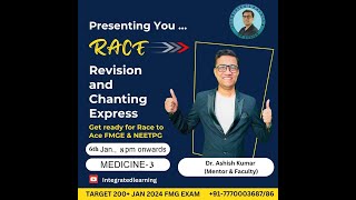 MEDICINE RACE Session PART 3 by DR ASHISH [upl. by Yllor842]