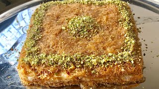 Kunafa recipeArabic dessert kunafeh recipe [upl. by Caiaphas]