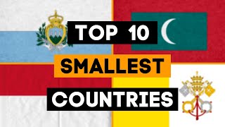 10 Smallest Countries in the World [upl. by Ecraep]