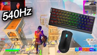 Wooting 60HE ASMR Chill🤩Satisfying Keyboard Fortnite 540Hz Smooth 4K [upl. by Deerc]