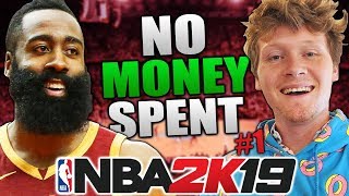 NO MONEY SPENT 1 NBA 2K19 MyTeam [upl. by Wojcik]