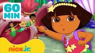 Dora a Aventureira  Maratona de Sereias e Magia  Compilação de 1 Hora  Nick Jr em Português [upl. by Sven682]