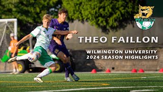 Theo Faillon 2024 Highlights Wilmington University [upl. by Regine]