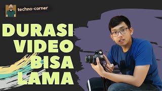 CARA MEMPERPANJANG DURASI VIDEO KAMERA DSLR  Youtuber pemula wajib tahu [upl. by Noryd]