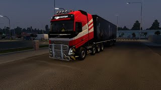 Euro Truck Simulator 2 152 Volvo FH Globetrotter XL Ruteo Gotemburgo Växjo Happy Haulloween [upl. by Ladnor]