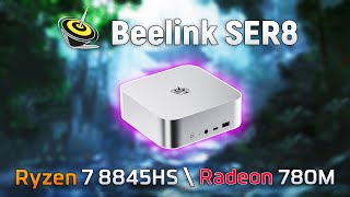 Powerful Gaming MiniPC Beelink SER8 with Ryzen 7 8845HS [upl. by Etheline]