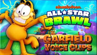 All Garfield Voice Clips • Nickelodeon AllStar Brawl • Voice Lines • 2021 [upl. by Leviram]