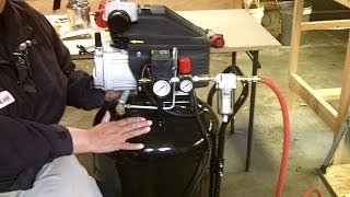 Air Compressor Line Setup and How to Use Air Tools for Beginners [upl. by Eirtemed603]