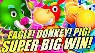 ★SUPER BIG WIN★ EAGLE DONKEY PIG TRIPLE ⬆️ PINATA PAYS LUCHA CHAMPIONS Slot Machine AGS [upl. by Sucram]