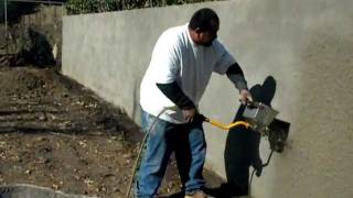 Stucco sprayer hopper gun [upl. by Geminian]