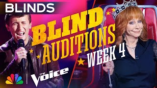 The Best Performances from the Final Week of Blind Auditions  The Voice  NBC [upl. by Anayrb139]